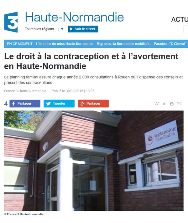 Le droit à la contraception et à lavortement en Haute Normandie