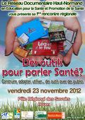 Affiche - Colloque Des outils pour parler Santé - 23 11 12