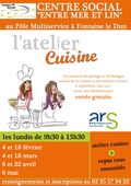 Flyer atelier cuisine Fontaine Le Dun