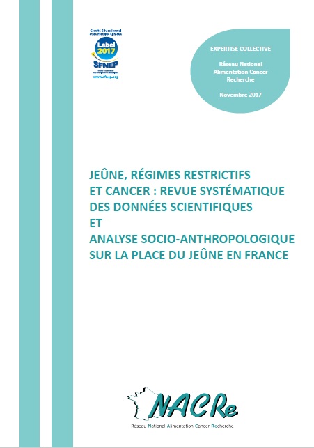 Réseau NACRe - Réseau Nutrition Activité physique Cancer Recherche -  Activité physique et cancer